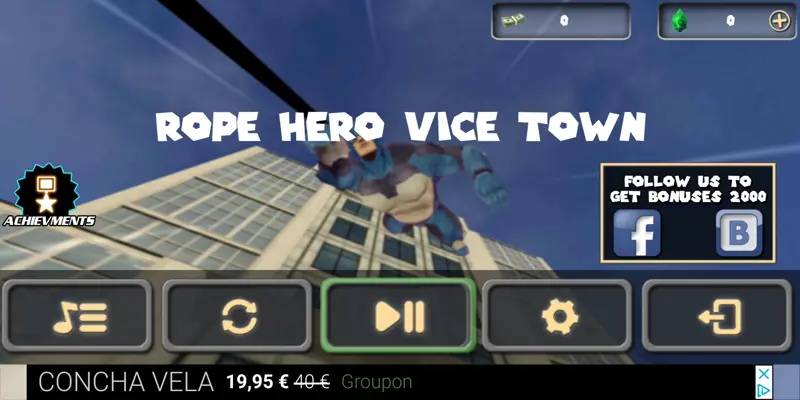 Rope Hero Vice Town android App screenshot 5